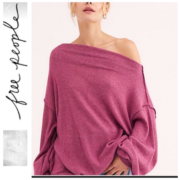 Free People Sweaters - NWT We The Free Main Squeeze Hacci Top